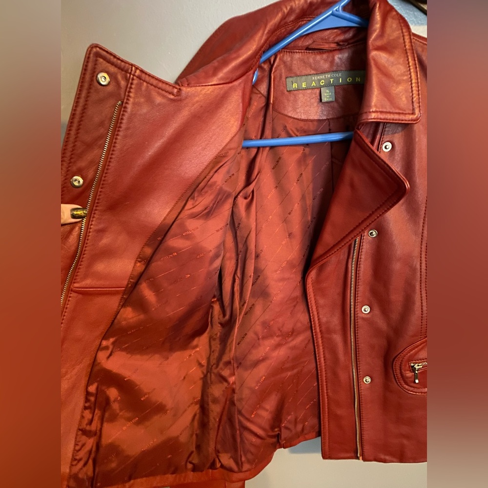 Kenneth Cole Leather jacket - Picture 3 of 5